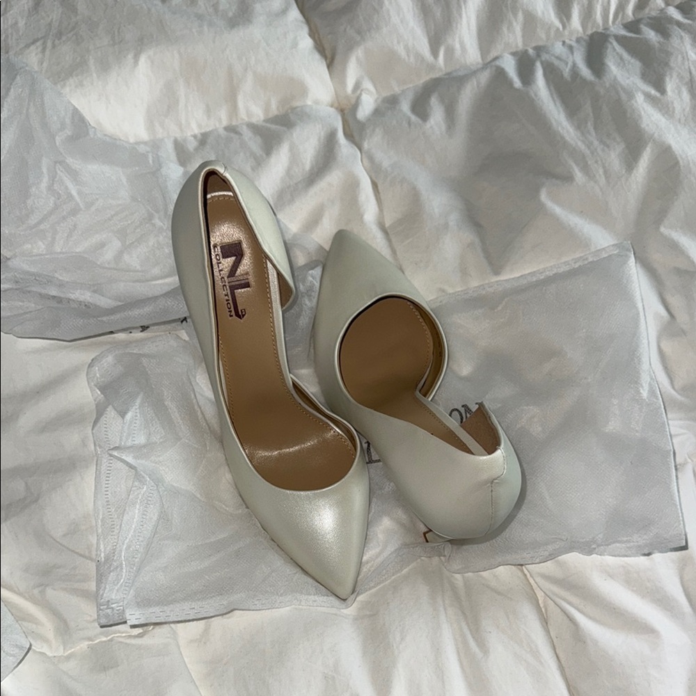 Elegant White Women's Heels